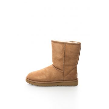 Ghete din piele intoarsa fara inchidere Classic