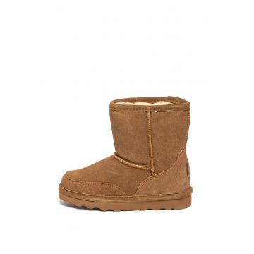 Ghete de piele intoarsa impermeabile - fara inchidere Brady Youth