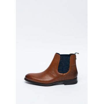 Ghete Chelsea de piele Tradd