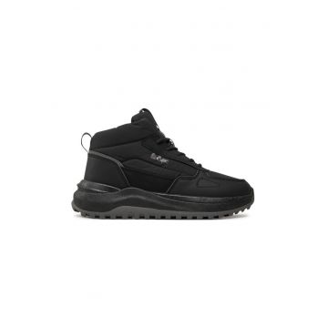 Botine dama -  22877 - Piele ecologica - Negru