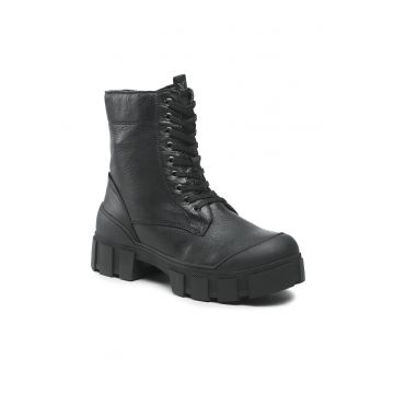 Botine dama -  301224037 - Piele naturala - Negru