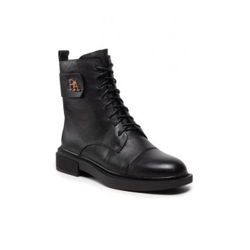 Botine dama -  301323341 - Piele naturala - Negru