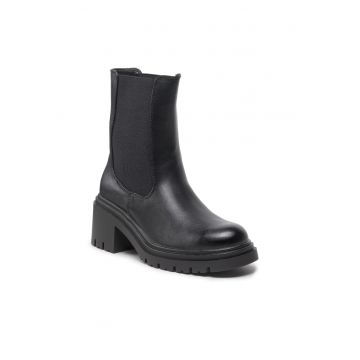 Botine dama -  301728429 - Piele ecologica - Negru