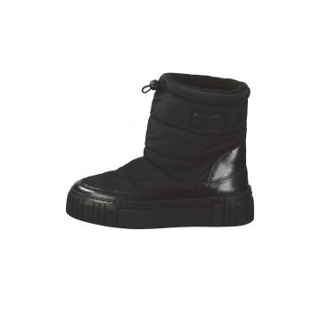 Cizme cu insertii de piele - fara inchidere