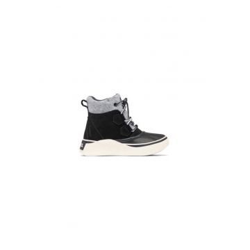 Ghete baieti  304096716 - Piele naturala - Negru