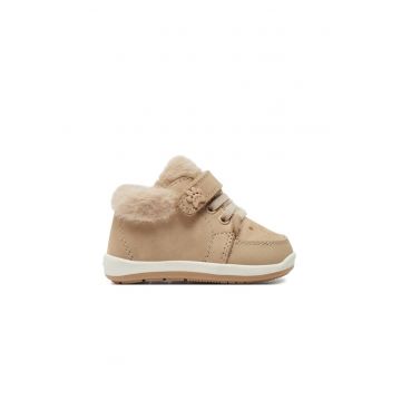 Ghete copii -  85483 - Piele naturala - Ecru