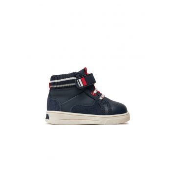 Ghete copii -  85810 - Piele naturala - Bleumarin