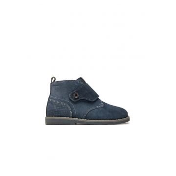Ghete copii -  86657 - Piele naturala - Bleumarin