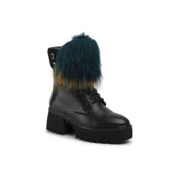 Ghete dama -  206274885 - Negru - Piele naturala