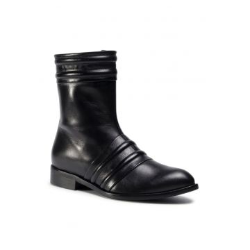 Ghete dama -  207468917 - Negru - Piele naturala