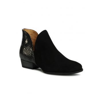Ghete dama -  207660465 - Negru - Piele naturala/Piele intoarsa