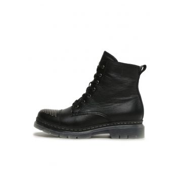 Ghete dama -  208985154 - Negru - Piele naturala