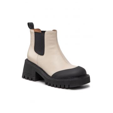 Ghete dama -  301071754 - Piele naturala - Bej