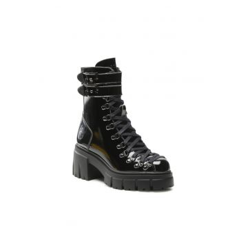 Ghete dama -  301100553 - Negru - Piele ecologica