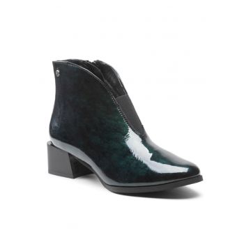Ghete dama -  301661269 - Verde - Piele lacuita