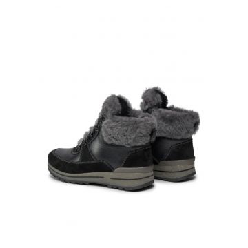 Ghete dama -  303058289 - Negru - Piele intoarsa