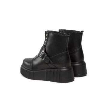 Ghete dama -  303092023 - Negru - Piele ecologica