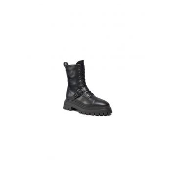 Ghete dama  303219161 - Piele naturala - Negru