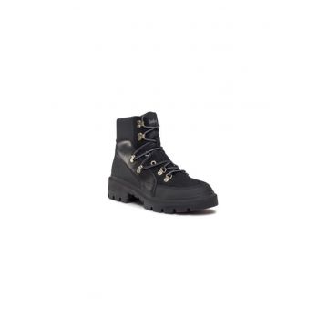 Ghete dama  303224547 - Piele naturala - 38 EU - Negru