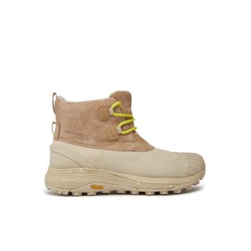 Ghete dama  303449025 - Piele intoarsa - Bej