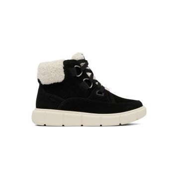 Ghete dama  304095795 - Piele naturala - Negru