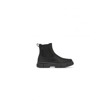 Ghete dama  304095900 - Piele naturala - 37 EU - Negru