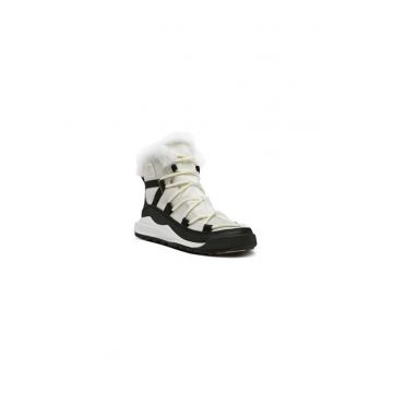 Ghete dama  304096112 - Piele naturala - Alb