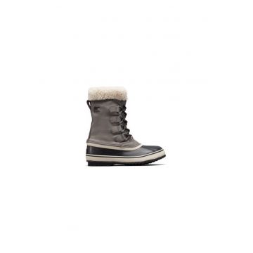 Ghete dama  304096242 - Piele naturala - Gri