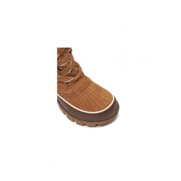 Ghete dama  304096846 - Piele naturala - Maro
