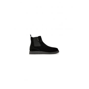 Ghete dama  304341915 - Piele naturala - Negru