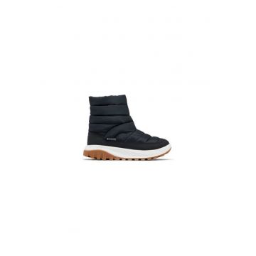 Ghete dama  Snowtrot Mid - negru - material textil -