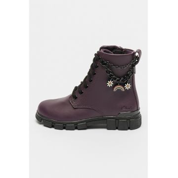Ghete din piele Evyn Charm