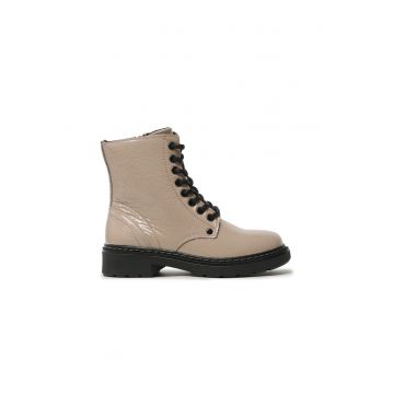 Ghete fete -  208980593 - Bej - Piele lacuita