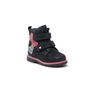 Ghete fete -  5903698766324 - Albastru - Piele naturala