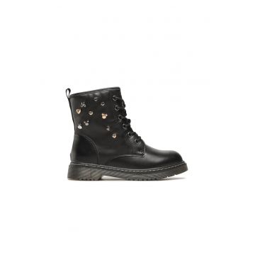 Ghete fete -  5904248125387 - Negru - Piele ecologica