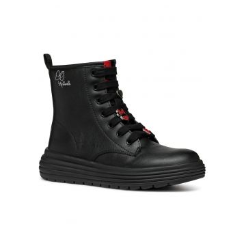 Ghete fete J46ETC 000BC C9999 -  Sintetic - Negru