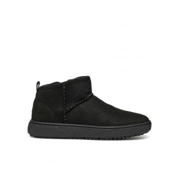 Ghete fete J46HUC 000AU C9999 -  Sintetic - Negru