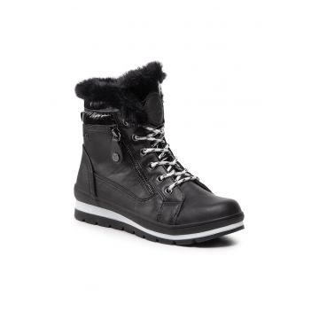 Botine dama -  301235156 - Piele ecologica - Negru