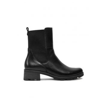 Botine dama -  304310 - Piele naturala-Negru