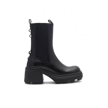 Botine dama -  590486296278837 - Piele naturala - Negru