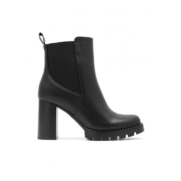 Botine dama -  590486298383741 - Piele ecologica - Negru