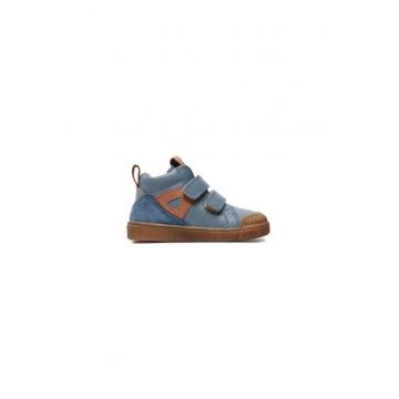 Ghete baieti  304389672 - Piele naturala - Albastru