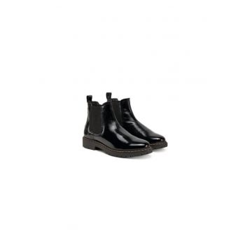Ghete dama  208797559 - Piele naturala - Negru