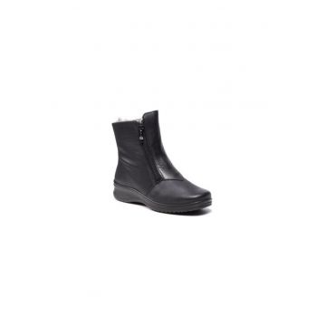 Ghete dama  209292572 - Piele naturala - Negru