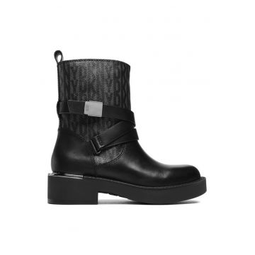 Ghete dama  302613991 - Piele naturala - 38 EU - Negru