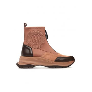 Ghete dama  303067779 - Piele naturala - Maro