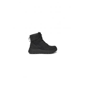 Ghete dama  303983260 - Piele ecologica - 36 EU - Negru