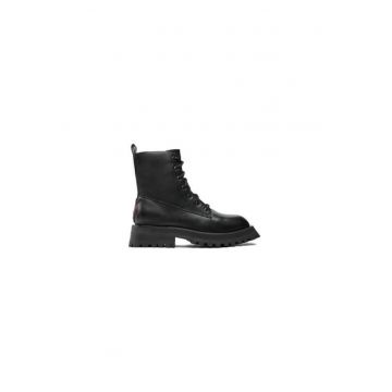 Ghete dama  304276835 - Piele naturala - 38 EU - Negru