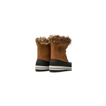 Ghete dama  304342523 - Piele ecologica - Maro