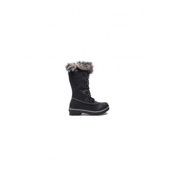 Ghete dama  304342691 - Piele ecologica - Negru